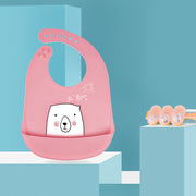 Baby Feeding Bib – Soft & Absorbent Dribble Bib image 4
