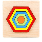 1-3 Years Old Baby Children's Puzzle Wooden 3d Shape Puzzle Toy image 6