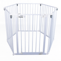 Callowesse Multi-Gate Playpen Room Divider – White