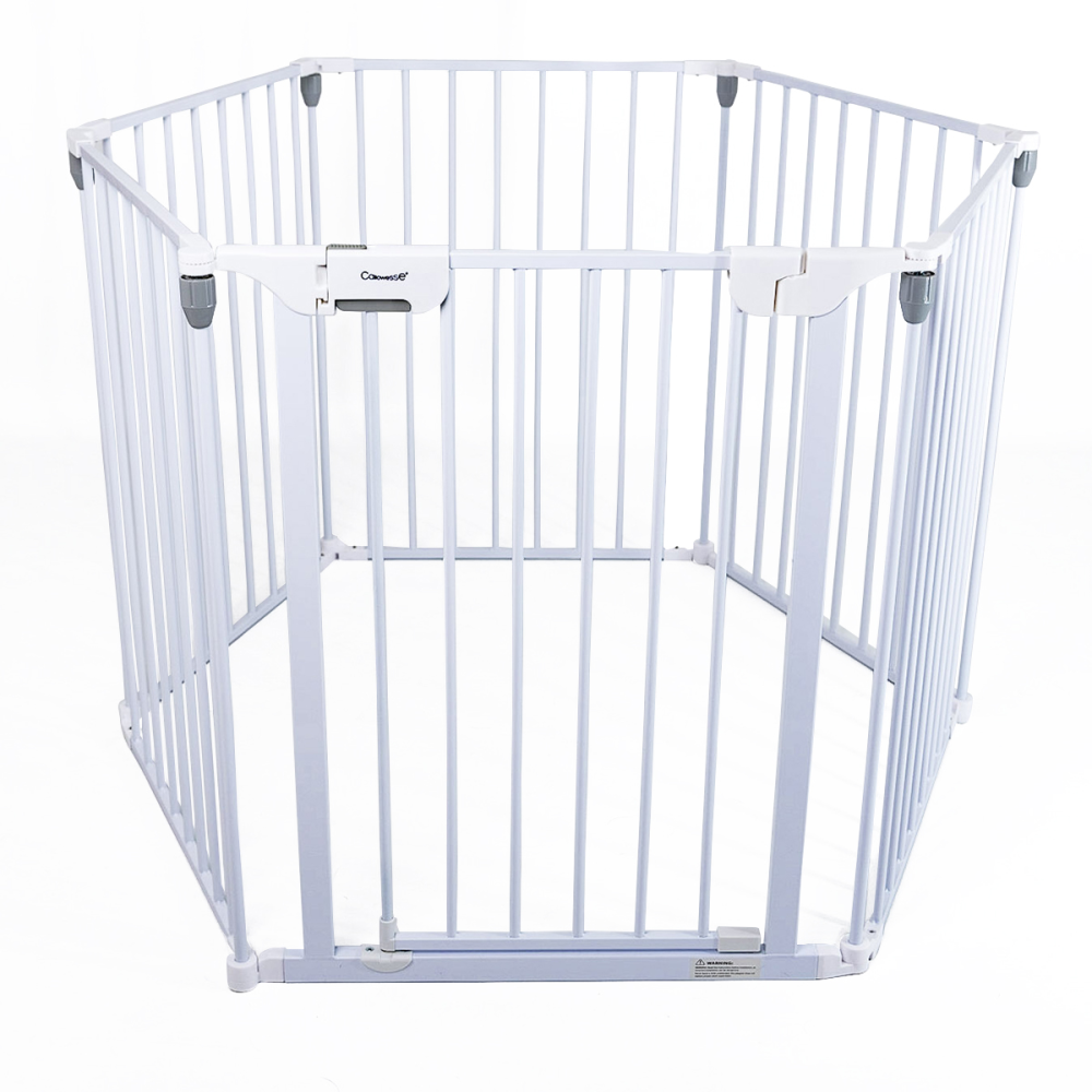 Callowesse Multi-Gate Playpen Room Divider – White