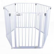 Callowesse Multi-Gate Playpen Room Divider – White