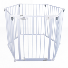 Callowesse Multi-Gate Playpen Room Divider – White