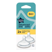 Tommee Tippee Advanced Anti-Colic Teat Medium Flow 2Pk image 1