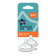Tommee Tippee Advanced Anti-Colic Teat Fast Flow 2Pk image 1