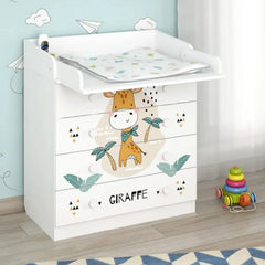 Shefa Kids 800 Changing Dresser - Giraffe