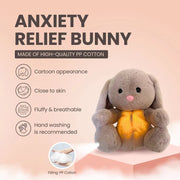 Breathing Rabbit Soothing Sensory Plush Toy With Relieve Anxiety Bunny Comforter Breathes For Newborn Conciliate Baby image 1