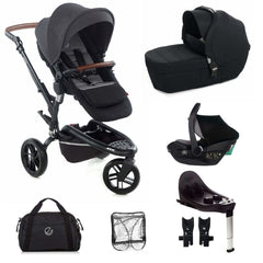 Jané Trider Travel System with Be Cool i-Size Car Seat &amp; Transporter Plus Carrycot