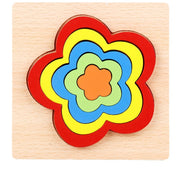 1-3 Years Old Baby Children's Puzzle Wooden 3d Shape Puzzle Toy image 10