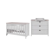 Tutti Bambini Verona 2-Piece Nursery Furniture Set – Dove Grey & Oak image 2