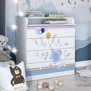 Shefa Kids 800 Changing Dresser - Elephant image 1