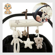 Infant Toddler Rattles Toys for Baby Stroller Crib Soft Rabbit Bear Style Pram Hanging Toys Plush Appease Doll Bed Accessories image 12