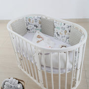 Cotton Baby Cot Bumper – Soft Anti-Bump Crib Protector image 3