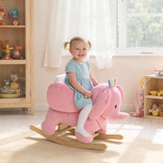 AIYAPLAY Elephant Rocking Toy with Sound – Pink (18–36 Months) image 1