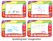 80 x 60cm Baby Kids Add Water with Magic Pen Doodle Painting Picture Water Drawing Play Mat in Drawing Toys Board Gift Christmas image 4