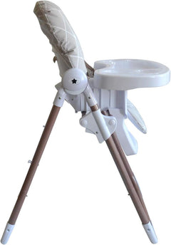 My Babiie Christina Milian AMPM Geometric Mocha Highchair