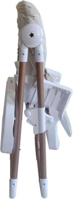 My Babiie Christina Milian AMPM Geometric Mocha Highchair