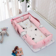 Cotton Portable Baby Crib Newborn Foldable image 12