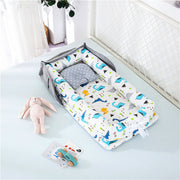 Cotton Portable Baby Crib Newborn Foldable image 14