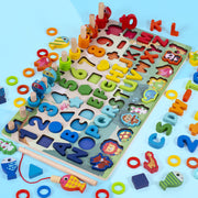 Children 3D Alphabet Number Puzzle Baby Colorful Geometric Digital Letter Educational Toy image 13