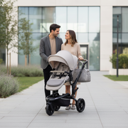 Jané Trider Travel System Bundle with Transporter Plus & Koos R1 i-Size Car Seat, Sand image 35