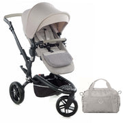 Jané Trider Travel System Bundle with Transporter Plus & Koos R1 i-Size Car Seat, Sand image 8