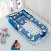 Cotton Portable Baby Crib Newborn Foldable image 23