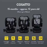 Cosatto On The Go i-Size Travel Car Seat - Silhouette image 8