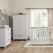 Tutti Bambini Verona 3-Piece Nursery Furniture Set – White & Oak image 1