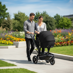 Jané Trider Travel System with Transporter Plus & Koos R1 – Black