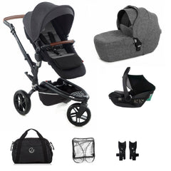 Jané Trider Travel System with Be Cool i-Size Car Seat &amp; Transporter Plus Carrycot