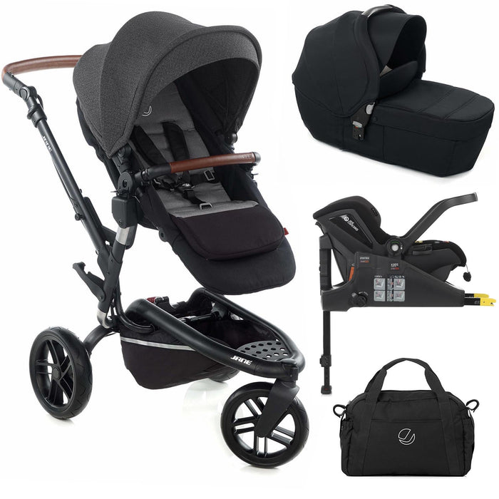 Jané Trider Travel System with Transporter Plus & Koos R1 – Black