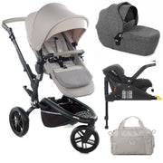 Jané Trider Travel System Bundle with Transporter Plus & Koos R1 i-Size Car Seat, Sand image 31