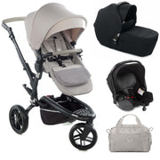 Jané Trider Travel System Bundle with Transporter Plus & Koos R1 i-Size Car Seat, Sand image 28