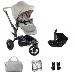Jané Trider Travel System with Be Cool i-Size Car Seat &amp; Transporter Plus Carrycot