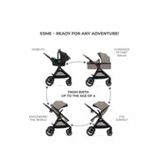Kinderkraft ESME 3-in-1 Travel System with Car Seat image 3