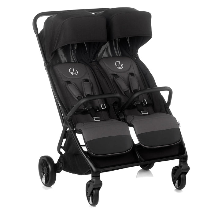 Jane, Twinside Twin Stroller, Coal