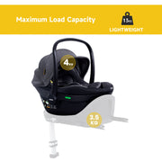 Jovikids Aria i-Size Infant Car Seat - Black image 4