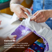 The Everything Reusable Nappy Bundle in Garden Party and Pastels image 8