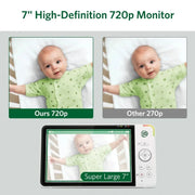 LeapFrog LF5817HD 7" Wi-Fi Smart Video Baby Monitor image 3
