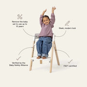 Stokke Steps Highchair - Black/Warm Brown image 3