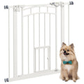PawHut Pressure Fit Baby Safety Gate – 74–80cm, White