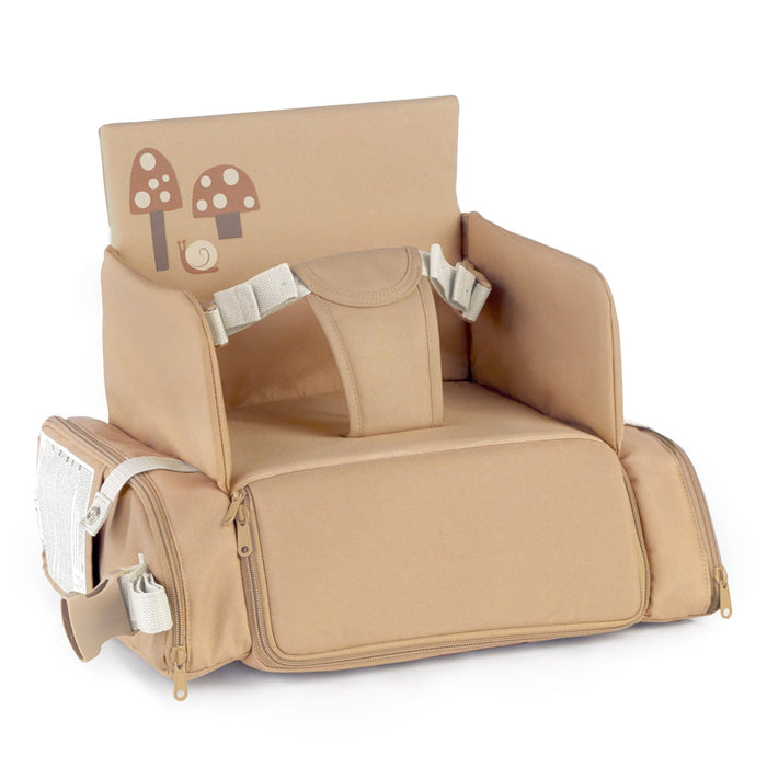 Jane Avant Travel Highchair with Storage, Sesame