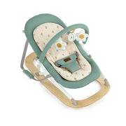 Jane Kalm Wooden Hammock – Natural Birch Rocker with Soft Padded Insert, Botanic image 7