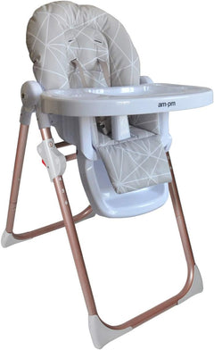My Babiie Christina Milian AMPM Geometric Mocha Highchair