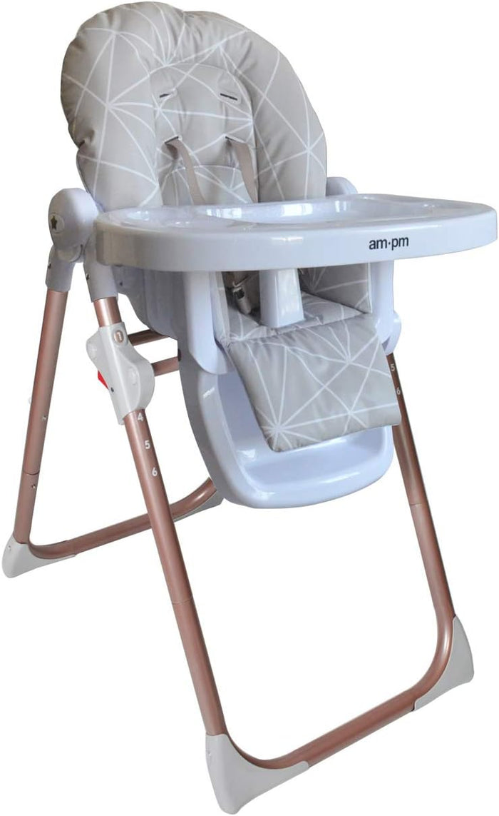 My Babiie Christina Milian AMPM Geometric Mocha Highchair