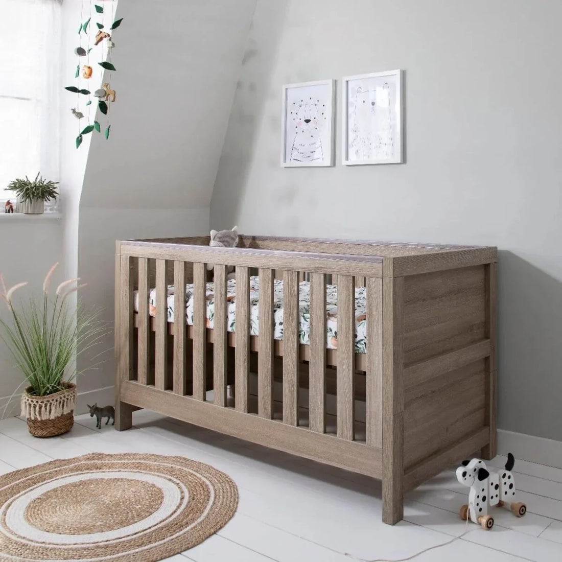 Tutti Bambini Modena 3-in-1 Cot Bed - Oak