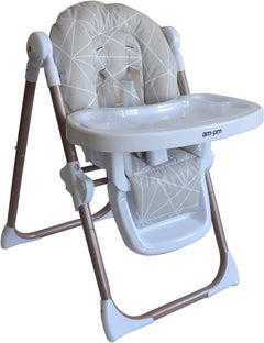 My Babiie Christina Milian AMPM Geometric Mocha Highchair