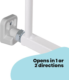 Safety 1st Wall Fix Extending Metal Safety Gate – White