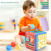 Six-Sided Montessori Activity Cube image 2