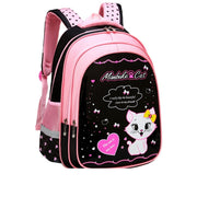Kids School Cute Cat Print Backpack image 5